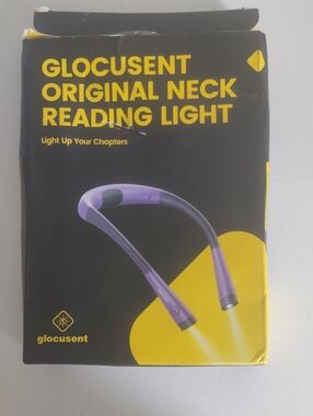 Purple Neck Reading Light – Hands-Free LED Illumination